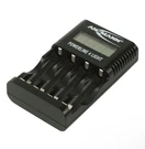Aa, Aaa Battery Charger, Ansmann Powerline 4 Light, With Worldwide Adapters. Fixed Price $33.87.