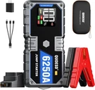 6250A Jump Starter 12V Portable Battery Pack 3.2 Hd Display Dual Usb For Gas &. Fixed Price $73.56.