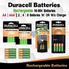Duracell Rechargeable Batteries Or Aaa / Fast Charger Ni-mh Lot Solar Battery. Fixed Price $22.75.