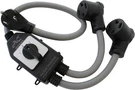 Ac Works Ev Charging Adapter For Tesla Use Safety Switch Y-cable 4-PRONG Dryer. Fixed Price $164.00.