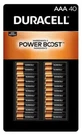 40 Pack Duracell Aaa Alkaline Batteries, Power Boost Battery Expires 2034. Fixed Price $35.99.