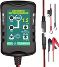Battery Charger Automatic 6V 12V 1.5A, Trickle Suitable Black, Red. Fixed Price $30.29.
