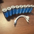 Messule Usb Li-ion Rechargeable Batteries Size 1.5V With Charging Cable. Fixed Price $45.00.