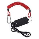Omineco Trailer Breakaway Switch With 6 Feet Coiled Cable Used For Towing. Fixed Price $13.00.