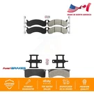 Front Rear Semi-metallic Disc Brake Pads Kit For Blue Bird International 3200. Fixed Price $193.19.