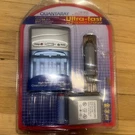 New Quantaray Ultra-fast Ni-mh And Ni-cd Battery Charger & Aaa 4 Batteries. Fixed Price $25.99.