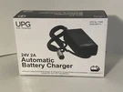 Upg 24V 2A Universal 3 Pin 24BC2000T-4 Automatic Battery Charger. Fixed Price $60.00.