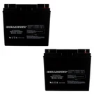 New 2PC 12V 18AH Sla Battery EB12180IT For WKA12-18NBL, UB12180. Fixed Price $134.36.