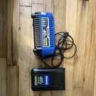 Kobalt 40V Max Lithium-ion Battery 2.5AH Blue Charger Set Power Tool. Fixed Price $50.00.