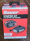 Bauer 20V 5 Ah Lithium-ion Battery And Charger Starter Kit #71272. Fixed Price $69.99.
