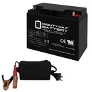 Mighty Max ML18-12 12V 18AH Nb Rechargeable Sla Agm Battery + 4AMP Charger. Fixed Price $59.99.