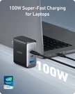 Anker 100W Usb-c Charger Laptop Power Adapter For Macbook Pro Thinkpad Surface. Fixed Price $37.99.