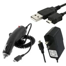 Micro Usb Car Charger + Wall Home Ac Travel Cable For Cell Phones. Fixed Price $7.91.