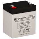 Ritar RT1250, 12V 5AH F1 Sla Agm Rechargeable Sigmastek Battery Replacement. Fixed Price $16.99.
