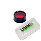Nitecore Red Filter NFR25 W/ Edisonbright Battery Case For 25.4MM P12, P10, SRT3. Fixed Price $9.95.