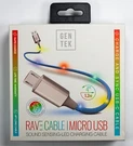 Gentek Micro Usb Fast Charger Cable For Samsung Android, Led Charging Cord 4FT. Fixed Price $6.50.