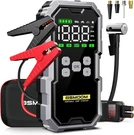 6000A Jump Starter With Air Compressor 150PSI 12V Car Booster. Fixed Price $95.50.