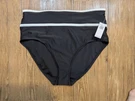 Old Navy Women High-waisted Bikini Swim Bottoms Black Size Nwt B67. Fixed Price $11.99.