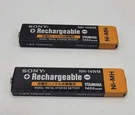 (2) Sony Ni-mh 1400 Mah Gumstick Batteries For Md/cd/cassette (NH-14WM) Tested.. Fixed Price $179.00.