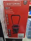 Craftsman Wheeled Manual 10A Car Battery Charger And 250A Engine Starter. Fixed Price $229.95.