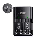 Ebl Smart Rapid Charger For Aaa, And 9V Ni-mh & Ni-cd Rechargeable Batteries. Fixed Price $15.95.
