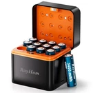 Rayhom 12-PACK Rechargeable Lithium Batteries With Charger, 12AA+CHARGER. Fixed Price $61.61.