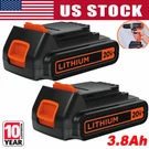 2PACK 20VOLT Max Li-ion Battery LBXR20-OPE For Black & Decker. Fixed Price $28.98.