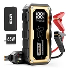 Car Jump Starter With 65W Quick Charger 24000MAH Battery PACK,12V. Fixed Price $170.99.