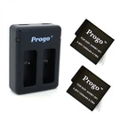 Progo 2 Battery & Dual Usb Charger For Gopro Hero 7 Black AHDBT-501 AHBBP-501. Fixed Price $18.99.
