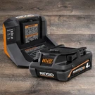 Ridgid 18V 4AH Max Output Exp Battery AC840041 W/ Charger R86093N Nwob. Fixed Price $147.77.