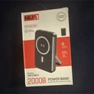 NU.1 Power Bank PB-CX80-2 20000MAH Wireless Charging Type-c Lightning 5V/3A. Fixed Price $25.00.