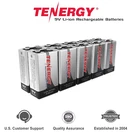 Tenergy 9V Li-ion Rechargeable Battery 600MAH With Charger Options Lot. Fixed Price $41.99.