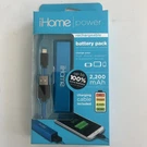 Ihome Rechargeable Battery Pack 2200 Mah Charging Cable Included Blue New. Fixed Price $9.00.