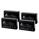 4 Pack: Expertbattery 6V 7AH Sla Batteries For Gallagher S17 Solar Fence Charger. Fixed Price $47.99.