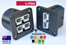 Panel Mount Adapter Adaptor Single Dual Double Anderson SB50 Connector Square. Fixed Price $10.14.
