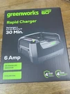 Greenworks 662910019 Ultrapower 60V Rapid Battery Charger Amp-nib. Fixed Price $40.00.