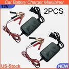 2PCS 12V Car Battery Charger Maintainer Trickle Rv For Motorcycle Truck Atv Auto. Fixed Price $8.91.