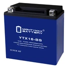 Mighty Max YTX16-BS Lithium Battery Compatible With X16-BS-1, 12V16-B. Fixed Price $109.99.