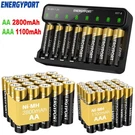 Lot Aaa Rechargeable Batteries 2800MAH 1100MAH 1.2V/ Ni-mh Lcd Smart Charger. Fixed Price $46.99.