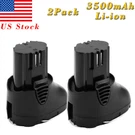 2PCS 10.8V 3.5AH Li-ion 855-02 855-01 Battery For Dremel 8000-01 8001-02 8001-01. Fixed Price $35.90.