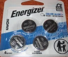 New-energizer CR2032, 3V, (2032BP-4) Watch/specialty Battery, Single Pack Of. Fixed Price $9.99.