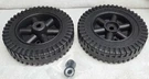 Battery Charger 2 Kit 6" Black Plastic Wheels For Schumacher Exide Schauer. Fixed Price $27.95.