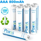 8PACK Aaa Ni-mh Rechargeable Battery 800MAH Batteries + Case Box High Quality. Fixed Price $9.49.
