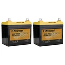 Pack Deep Cycle 12V 35AH Rechargeable Sealed Lead Acid Replacement Battery. Fixed Price $151.98.