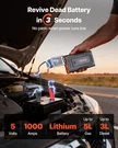 Car Jump Starter 1000A Peak 12V Portable Lithium Battery Booster. Fixed Price $59.99.