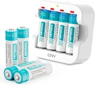 Czvv 8X3500MWH Rechargeable Aa Lithium Batteries 1.5V Li-ion Battery Charger. Fixed Price $40.84.