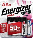 Energizer Aa Batteries, Max Double Battery Alkaline, 8 Count. Fixed Price $11.79.