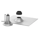 Ironridge, Qbase Composition Mount, 3.25" Post - 3.75" Net, X 12", Mill. Fixed Price $36.44.