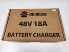 Dc House 48V 18A Lithium Battery Charger, 900W Fast Charging Efficiency. Fixed Price $109.99.