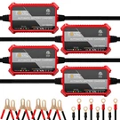 4-PACK Foval Fully Automatic Trickle Battery Charger, 1000MA 12V Smart Red. Fixed Price $119.69.